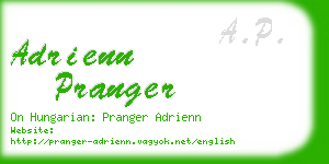 adrienn pranger business card